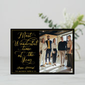 prettige feestdagen Manuscript Business Foto's & L (Staand Voorkant)