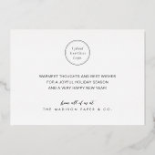 prettige feestdagen Manuscript Business Foto's & L (Achterkant)