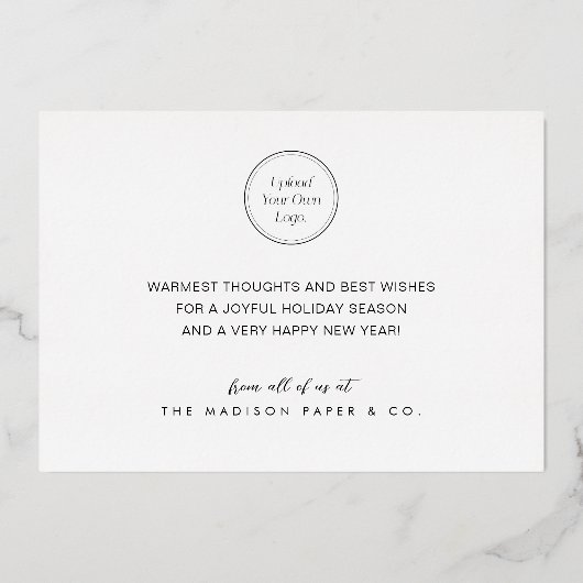 prettige feestdagen Manuscript Business Foto's & L (Achterkant)