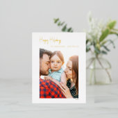 prettige feestdagen Manuscript Verticaal Enig Foto (Staand Voorkant)