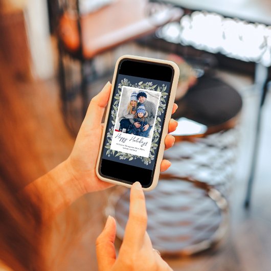 Prettige feestdagen Marine Blauw Feestdagenkaart