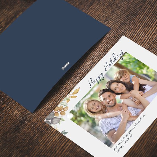 Prettige feestdagen Marine Blauw Feestdagenkaart