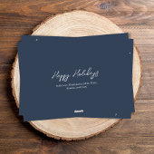 Prettige feestdagen Marine Blauw Feestdagenkaart