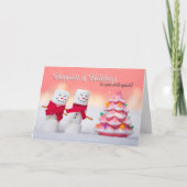 Prettige feestdagen ₩ Marshmallow Snowmen (Voorkant)