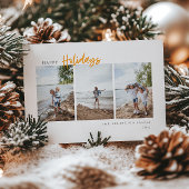 prettige feestdagen Matig Manuscript minimalistisc Feestdagenkaart