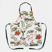 Prettige feestdagen Medewerkers Botanische familie Schort (Voorkant)