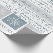 Prettige feestdagen Meertalig Cadeaupapier (Hoek)