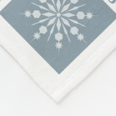 Prettige feestdagen Meertalig Fleece Deken (Hoek)