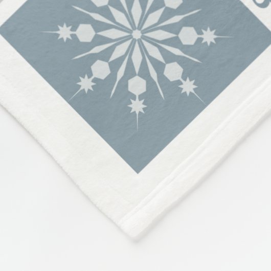 Prettige feestdagen Meertalig Fleece Deken (Hoek)