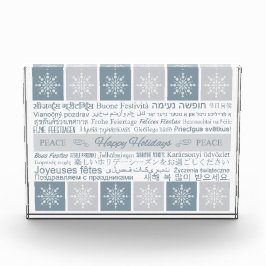 Prettige feestdagen Meertalig Fotoblokken