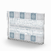 Prettige feestdagen Meertalig Fotoblokken (Rechts)