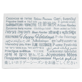 Prettige feestdagen Meertalig Groot Cadeauzakje