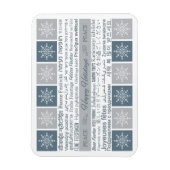 Prettige feestdagen Meertalig Magneet (Verticaal)