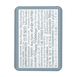 Prettige feestdagen Meertalig Magneet