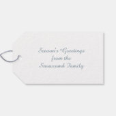 Prettige feestdagen Meertalige labels Cadeaulabel (Achterkant Horizontaal)