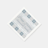 Prettige feestdagen Meertalige papieren servetten (Hoek)