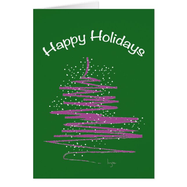 prettige feestdagen met aangepaste structuur (Voorkant)