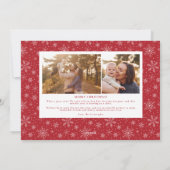 prettige feestdagen met briefing voor feestdag feestdagenkaart (Achterkant)