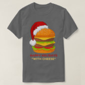 prettige feestdagen met de Kaas Funny Kerstmis T-shirt (Design voorkant)
