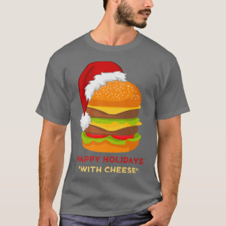 prettige feestdagen met de Kaas Funny Kerstmis T-shirt