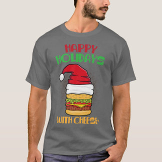 prettige feestdagen met de kaaskerst t-shirt