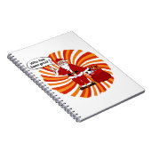 Prettige feestdagen Met de Kerstman Notitieboek (Rechterzijde)