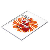 Prettige feestdagen Met de Kerstman Notitieboek (Linkerzijde)