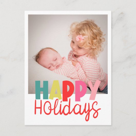 prettige feestdagen met kerstcadeautjes briefkaart (Voorkant)