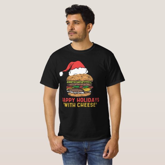 prettige feestdagen met Kerstmis 2020 op het kaass T-shirt (Voorkant volledig)