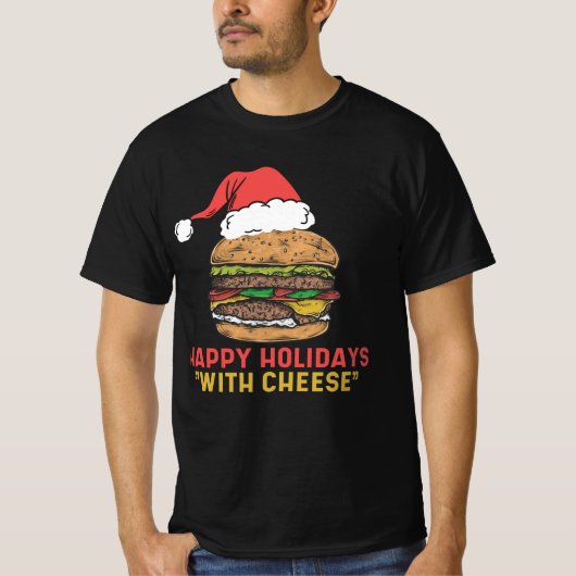 prettige feestdagen met Kerstmis 2020 op het kaass T-shirt (Voorkant)