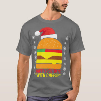 prettige feestdagen met Kerstmis met de Kaas Famil T-shirt