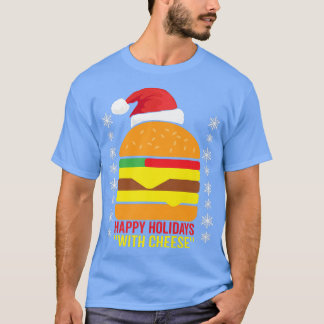 prettige feestdagen met Kerstmis met de Kaas Famil T-shirt