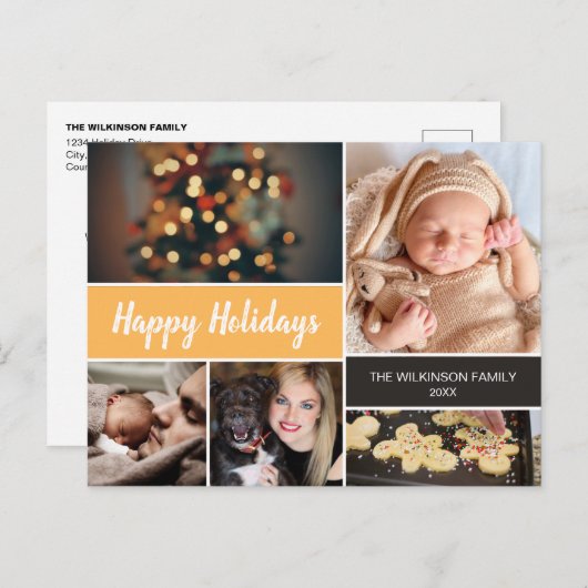 prettige feestdagen met kerstmustard (Voorkant / Achterkant)