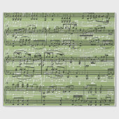 prettige feestdagen met muziek cadeaupapier (Vlak)