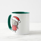 prettige feestdagen met Purrlock en MoriarTEA Mok (Voorkant links)