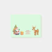 prettige feestdagen met Santa en Reindeer Post-it® Notes (Voorkant)