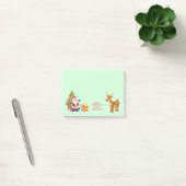 prettige feestdagen met Santa en Reindeer Post-it® Notes (Kantoor)