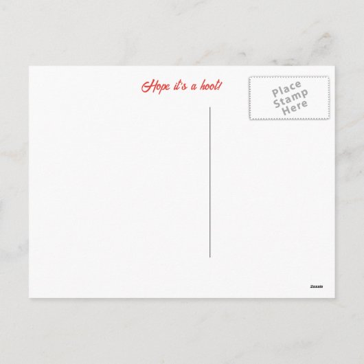 Prettige feestdagen Met Schattigee uil en sneeuw (Achterkant)