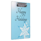 prettige feestdagen met Snowflake Art Klembord (Rechts)