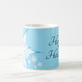 prettige feestdagen met Snowflake Art Koffiemok (Center)