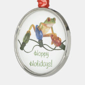 prettige feestdagen metalen ornament (Links)
