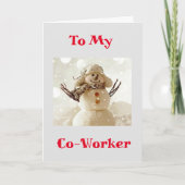 prettige feestdagen **MIJN MEDEWERKER**-KAART VOOR (Voorkant)