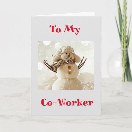 prettige feestdagen **MIJN MEDEWERKER**-KAART VOOR (Voorkant)