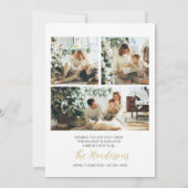 Prettige feestdagen Minimale kerstkaart Kaart (Achterkant)