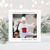 Prettige feestdagen Minimale moderne kerstsfeer 2 Feestdagenkaart