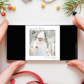 Prettige feestdagen Minimale moderne kerstsfeer 2 Feestdagenkaart