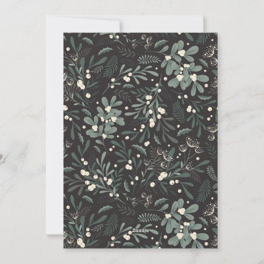 Prettige feestdagen Minimalist 3 Foto Feestdagenkaart (Achterkant)