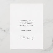 Prettige feestdagen Minimalist Script Photo Roos G (Achterkant)