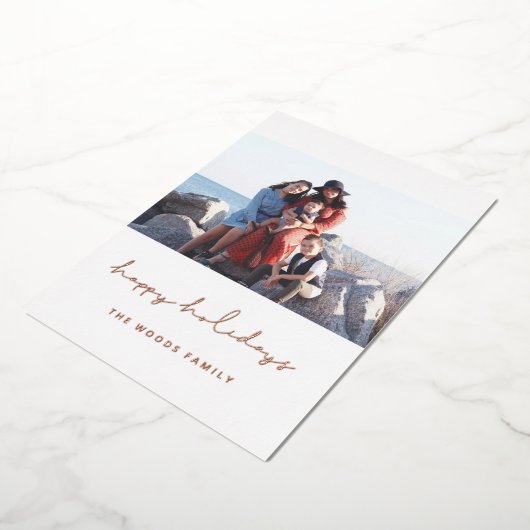 Prettige feestdagen Minimalist Script Photo Roos G (Gedraaid)