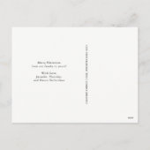 Prettige feestdagen Minimalistisch modern | Drie f (Achterkant)